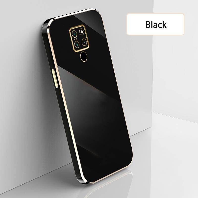 Ultra Thin Plating Phone Case for Huawei Mate 20 Lens Protection soft Phone Back Cover-Black