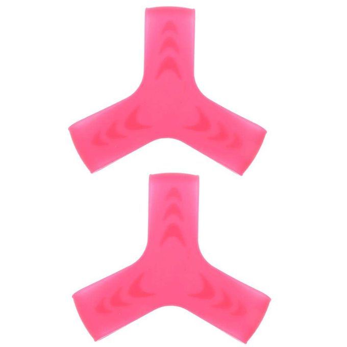 1 Pair S/M/L Scuba Diving Snorkeling Silicone Fin Keeper/ S Pink