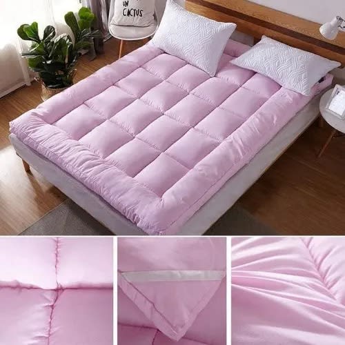 5" Fluffy Bed Topper - Pink