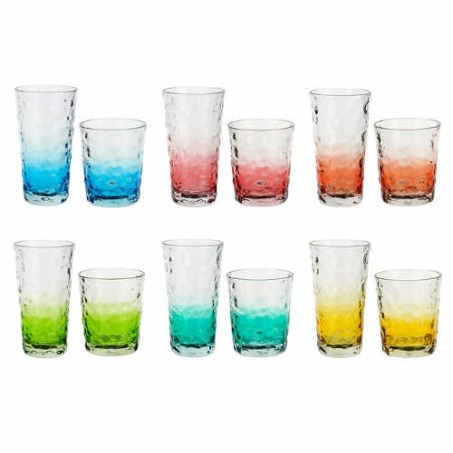 Jia Wei Tumbler Set - 12 pieces