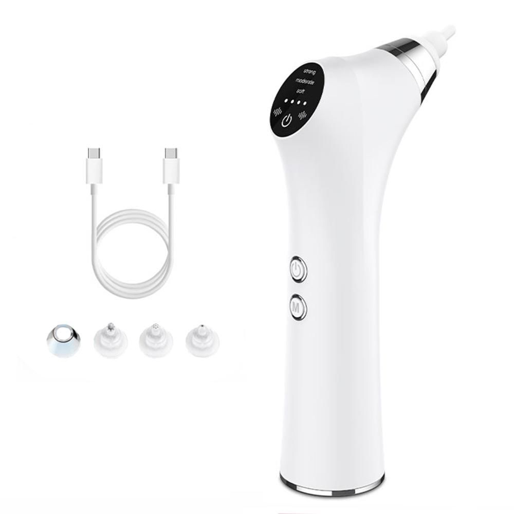 Multifunctional Electric Baby Nasal Aspirator Baby Nose Sucker Nose Cleaner for Infants 3 Suction Levels Low Noise Anti-backflow Built-in Battery Soothing Music with 4pcs Suction Tips