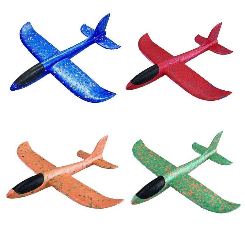 33cm Foam Plane Glider Hand Throw Airplane Light Inertial EPP Bubble Planes Outdoor Launch Kids Toys for Children Boys Gift