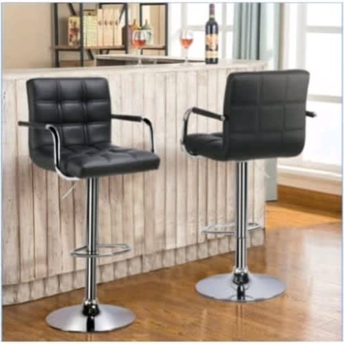 Draft Bar Stool - Set Of 2 - Black