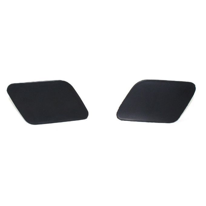 1Pair Self-adhesive Car Headlight Washer Cover 4B0 955-Black
