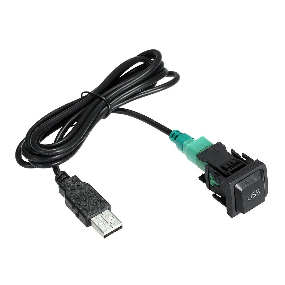USB Audio Cable Adapter CD Player Radio Wire Cable Fit For