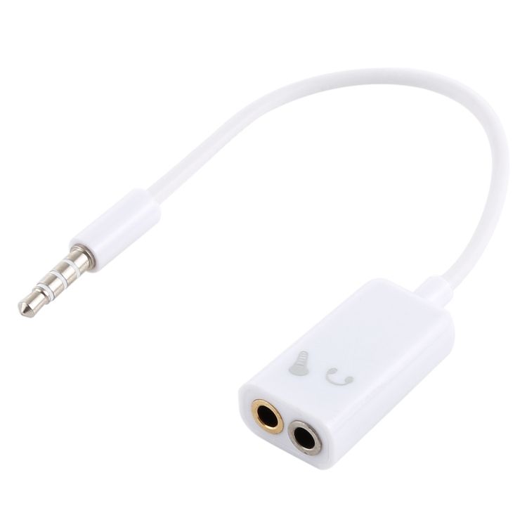 3.5mm Headset Splitter Adapter Microphone Splitter Cable