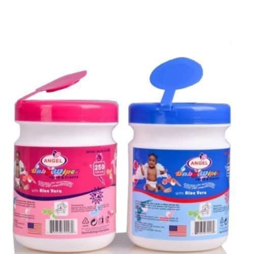 Little Angel Baby Wipes Two Can Packs - 500 Count