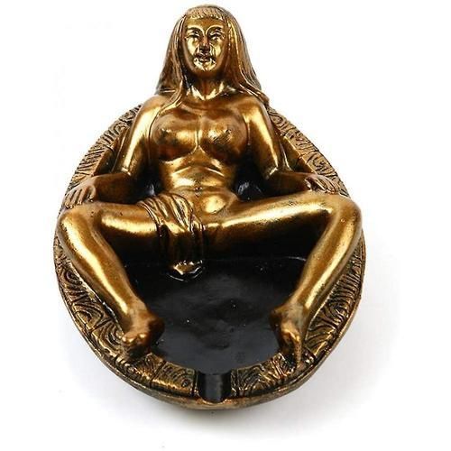 Novelty Creative Sexy Girl Ashtray Resin Indoor Ashtray Home Office Decoration Desktop Smoking Ash Tray