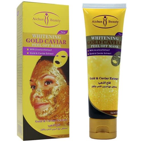 24k Gold Caviar Peel Off Mask - Face Rejuvenation Moisturizing - 100ml