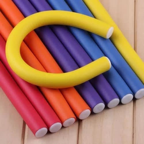 Yinli 10 Bendable Hair Curlers - Multi-coloured