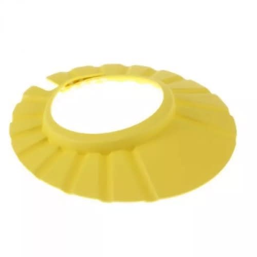 Adjustable Soft Baby Shower Cap - Yellow