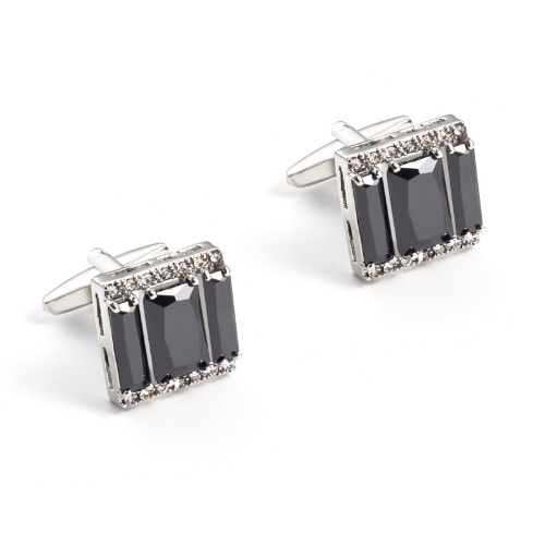 Men Cufflinks 10 - Silver