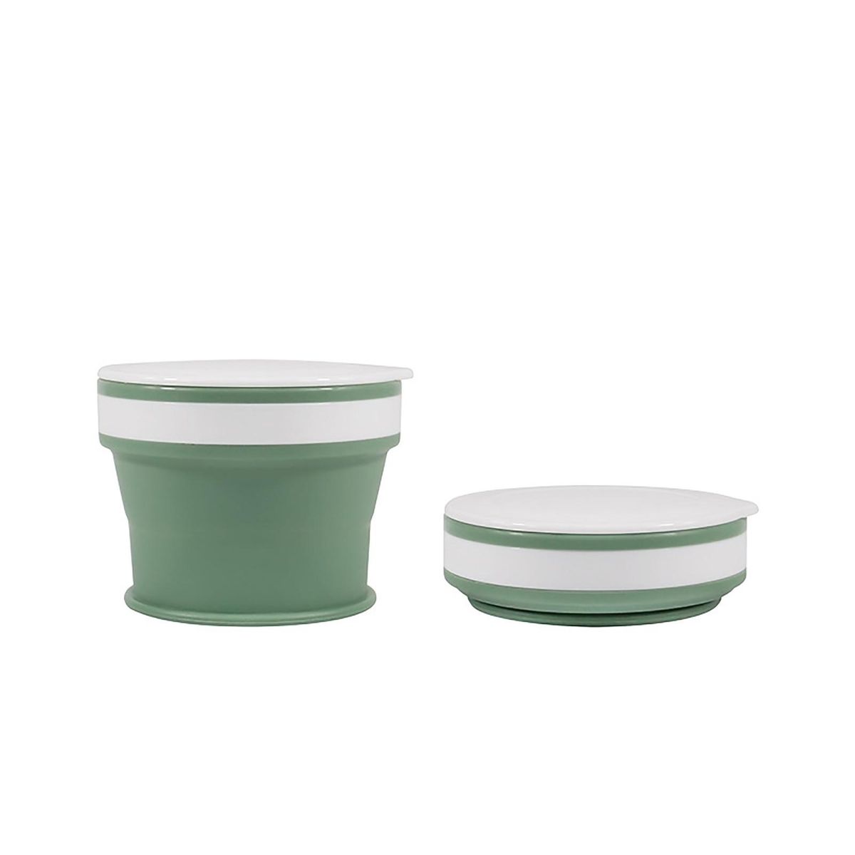 170ml270ml350ml Water Cup Collapsible BPA Free Coffee Mug Green