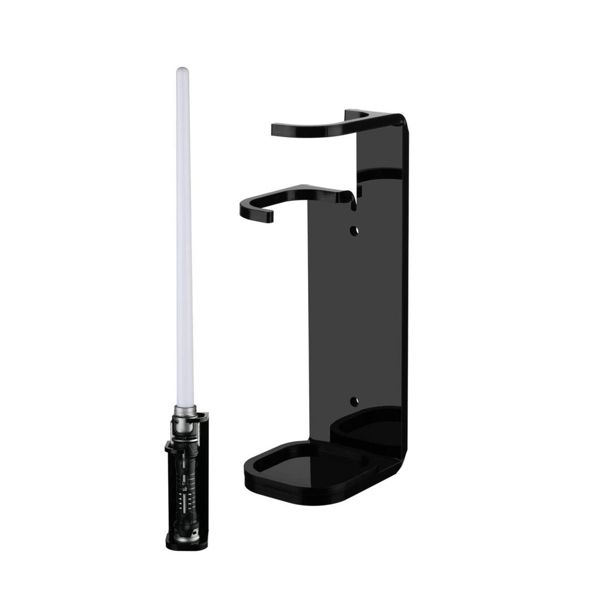 Lightsaber Wall Mount Stand Light Saber Display Rack Wall Holder-Included Screws Hardwares for Most Lightsabers B