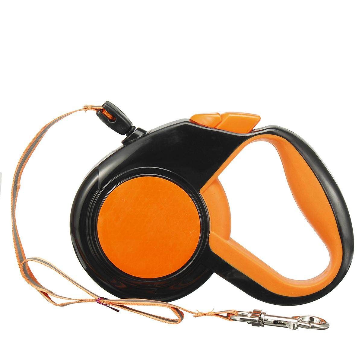 8M Adjustable Extendable Retractable Pet Dog Leash Rope Puppy Chain 50-80kg # Orange [Orange]