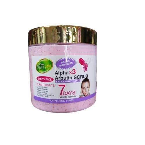 Active Whitenin Alpha Arbutin Face And Body Scrub - 600g