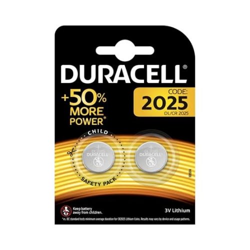 3v Lithium 2025 Dl/cr Coin Batteries - 2pcs