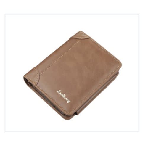 Men's Leather Multipurpose Wallet - Brown