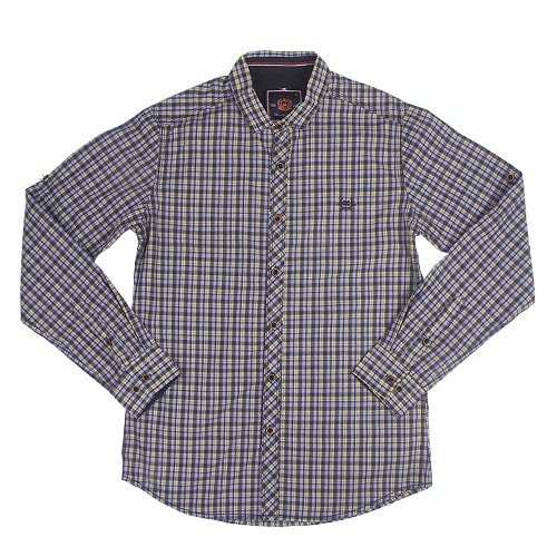 Multicolored Check Long Sleeve Shirt For Men