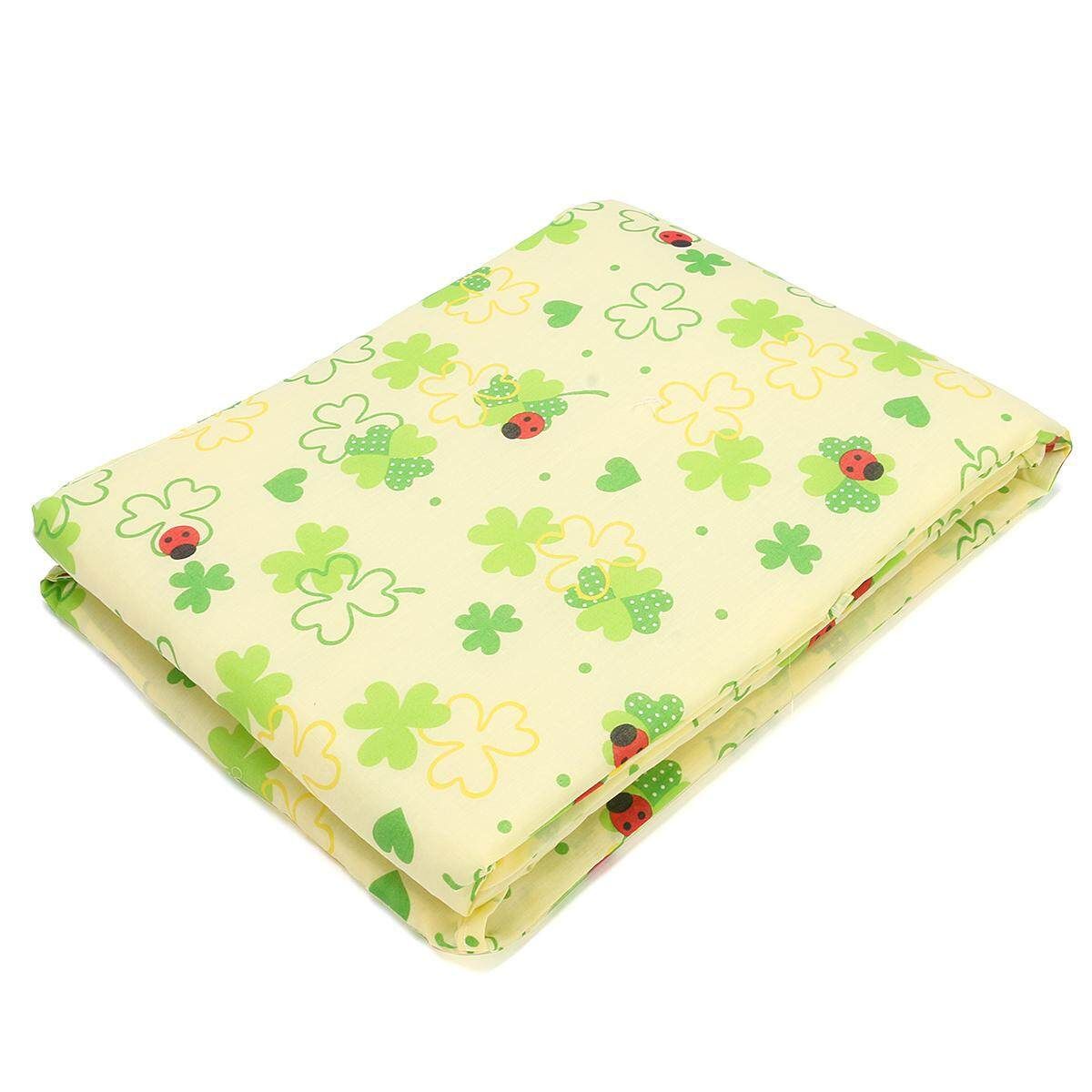 120cm Cotton Baby Infant Bed Bumper Kids Newborn Cushion Crib Pad Protector Clover