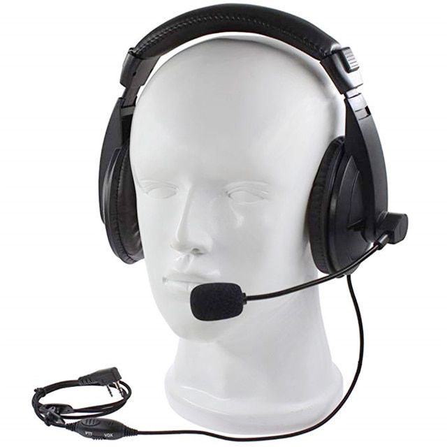 Professional Noise Cancelling Overhead Headphones With Microphone Earphone