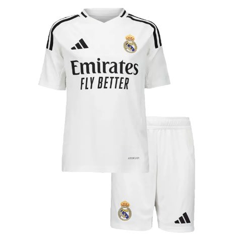 Kids Real Madrid 20242025 Latest Home Jersey - Top  Shorts
