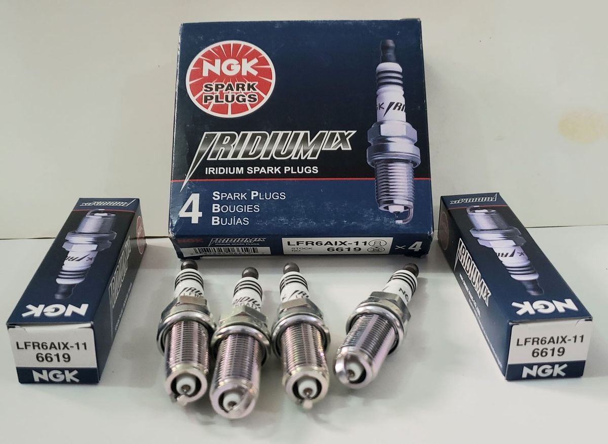 6pc NGK LFR6AIX-11 Iridium IX Spark Plugs – For Lexus, Mercedes (6619) – NEW
