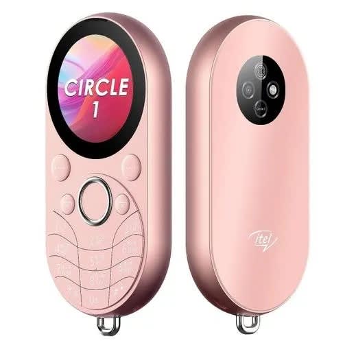 Circle 1 Round Screen - Wireless Fm - Dual Sim Phone - Gold