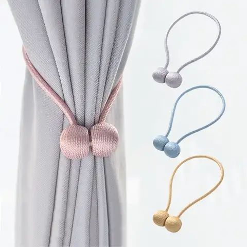 Magnetic Pearl Ball Curtain Tiebacks Accessories