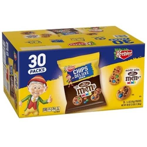 Keebler Delicious Bite Size Cookies (1.6oz) - 30 Count