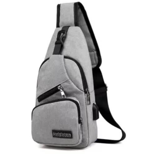 Smart Shoulder Bag/chest Bag With Usb Charging Port