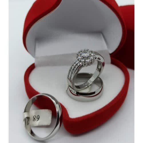 Wedding Ring Set - Set Of 3