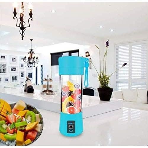 Rechargeable Juice Extractor Mini Blender Juicer - 20000mAh-blue