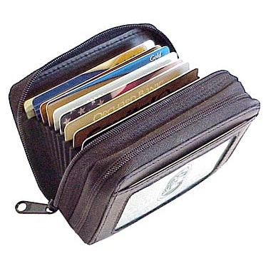 PU Leather Credit Card Holder - Brown