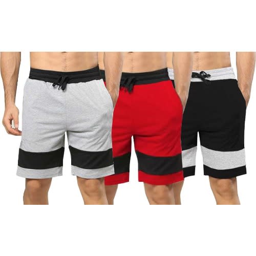 Teefazz Shorts - Set Of 3 -Multi Colors