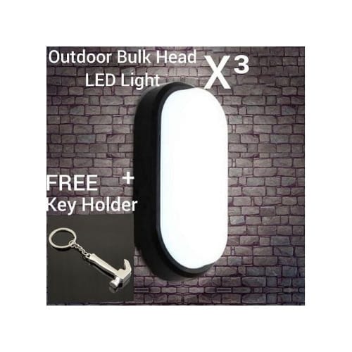 Out Door Wall Bulk Head Led Light - 3pcs