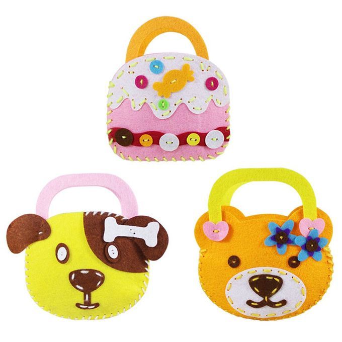 Kid's DIY Wallet  Reative Intelligen E Toy Intera Tive Games Material-Multicolor-Horse