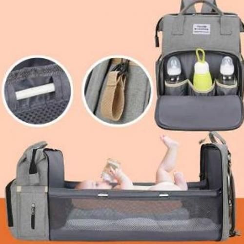 Backpack Travel Bassinet Bed, Portable Baby Crib