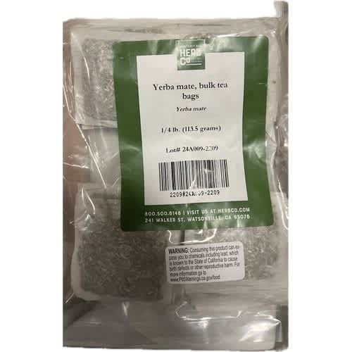 Yerba Mate Bulk Tea Bags  - 50 Tea Bags