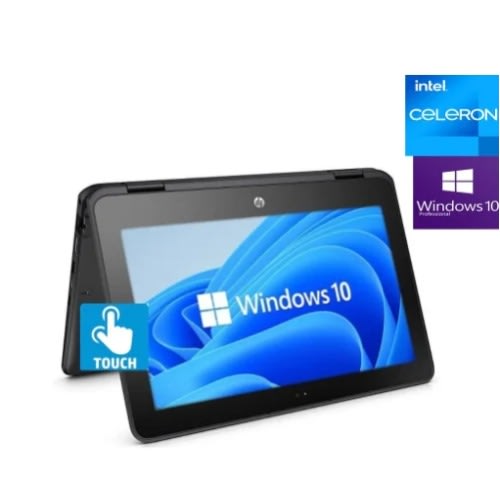 HP Probook 11 X360- 11.6'' -Intel Celeron- 128GB SSD - 4GB RAM - Windows 10 Pro + Touchscreen -Grey
