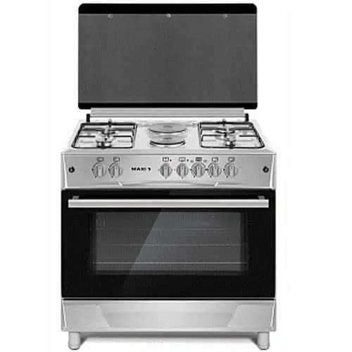 Standing Gas Cooker- 60x90 - 4+2 Inox Gas Cooker with Oven & Lamp