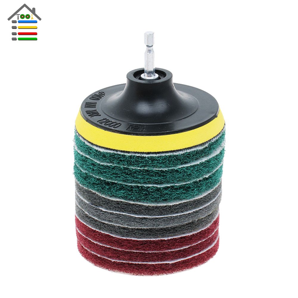 4 Inch Scrubber Brush Power Drill Brush Tile Scour