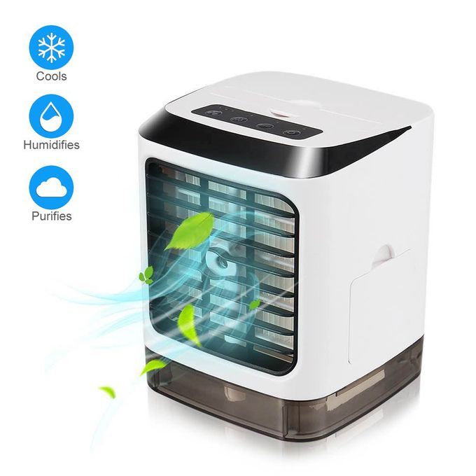 Portable Mini Air Conditioner Desktop Air Cooler Humidifier