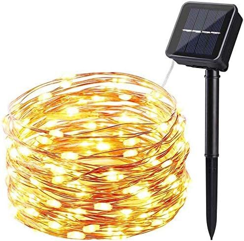 12 Meters Solar Lamp String Outdoor Waterproof Fairy Lamp
