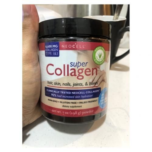 SUPER COLLAGEN POWDER, 6,600MG COLLAGEN TYPE 1 & 3, 198G