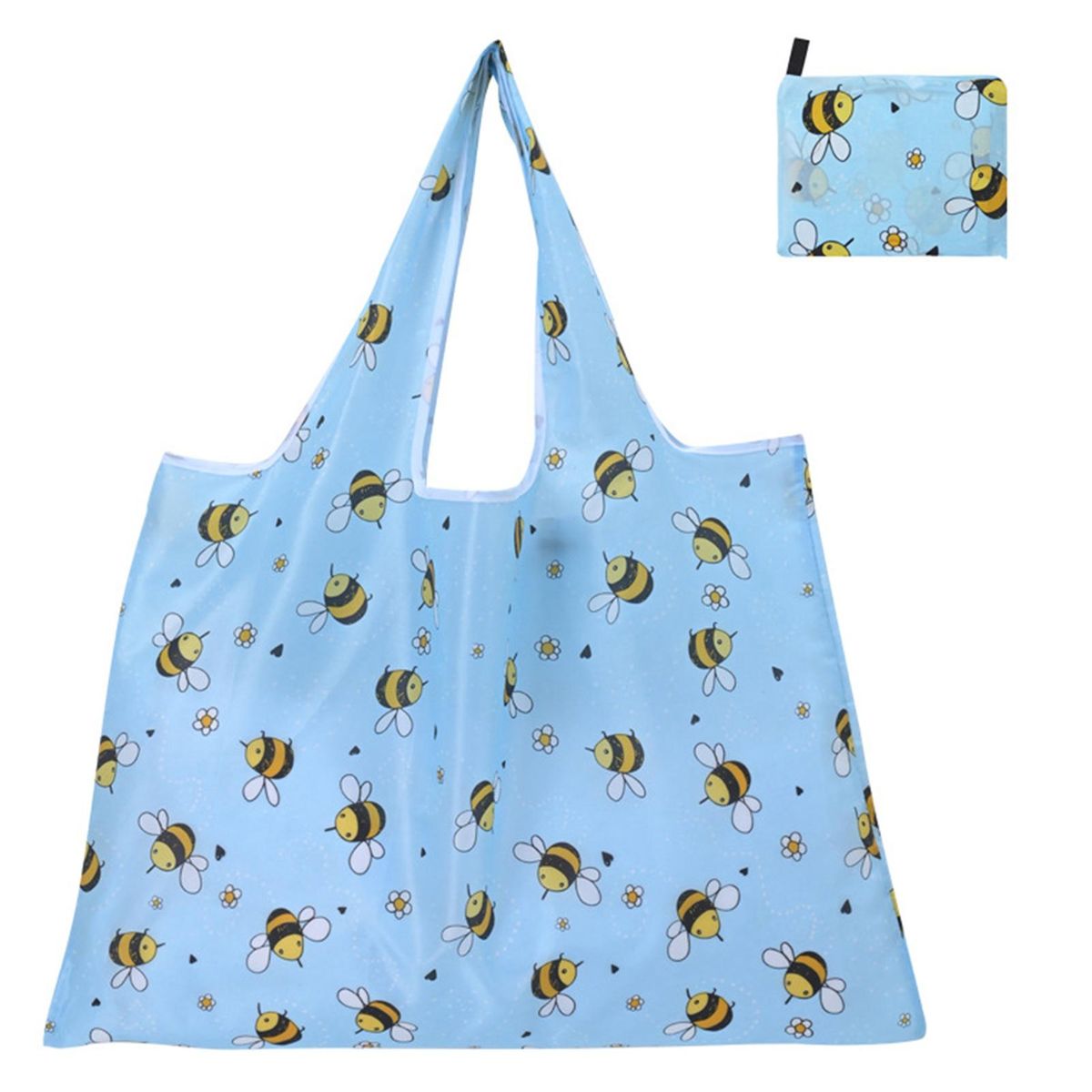 Tote Bag Floral Print Shopping Tote Bag B