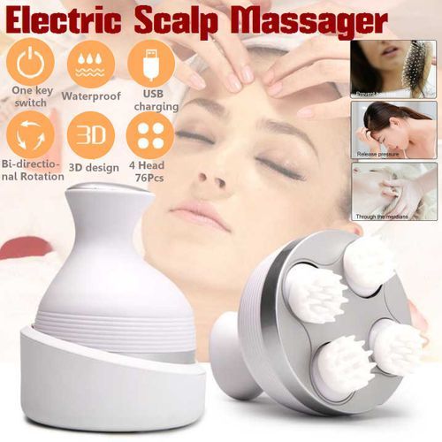 Waterproof Electric Head Wireless Massager Hair Growth Tools