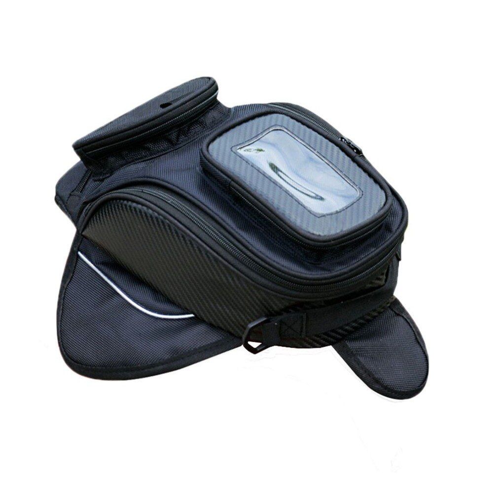Motorcycle Tank Bag Oil Fuel Slanting Magnetic Moto Saddle