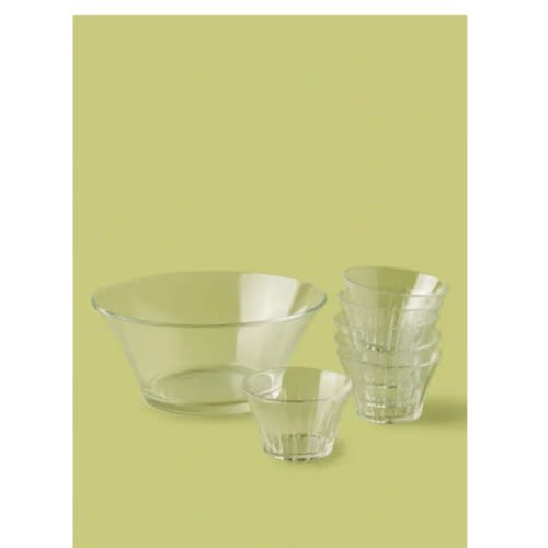 Glass Serving Bowl Set - 7pieces - Lancer