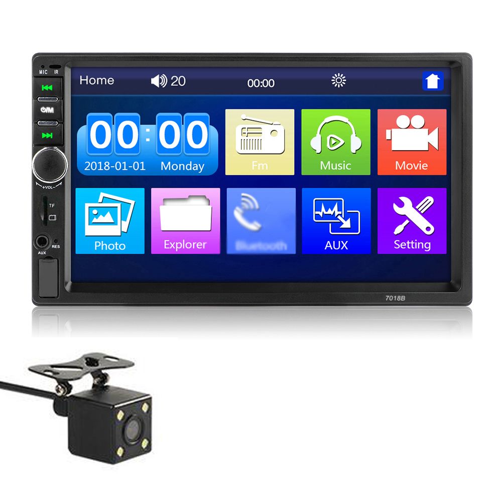 7-inch Double Din Car Stereo Receiver 2 Din Car Radio